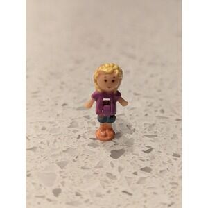 Vintage 1993 Bluebird Polly‎ Pocket Wild Zoo World Polly Replacement Doll Part